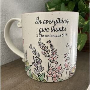 IN EVERYTHING GIVE THANKS 1 Thessalonians 5:18 Bible Scripture Verse XL Mug